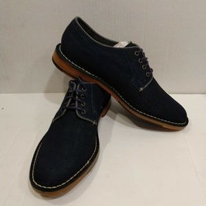 COLE HAAN C14336 MEN'S WINGTIP OXFORD BLUE DENIM